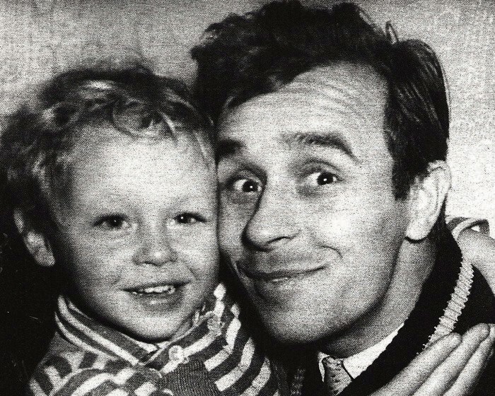 Олег Борисов с сыном Юрой
