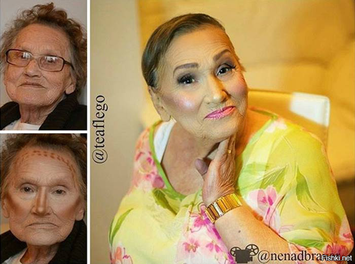 Интернет наводнен фотками до и после макияжа, а вот девушка творит чудеса со ...