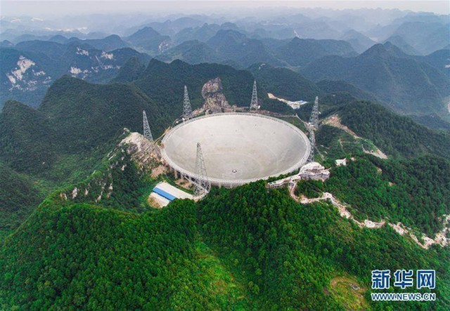 Китай введёт в эксплуатацию радиотелескоп площадью в 30 футбольных полей