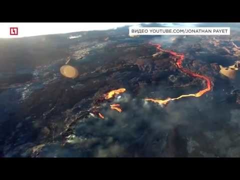 На французском острове извергается вулкан Питон де ла Фурнез 1280x720  