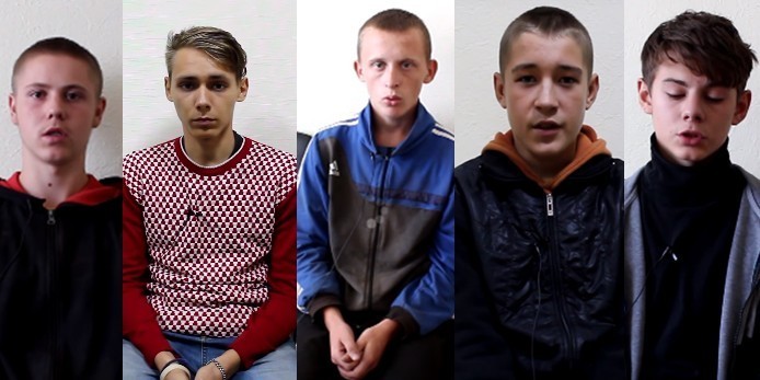 В ДНР опубликовали видео допроса подростков-диверсантов