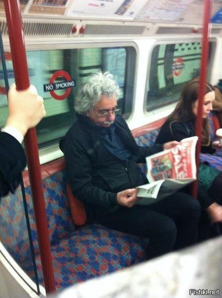 Эйнштейн в метро