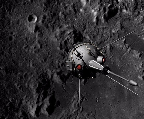 Первая в мире посадка на Луну