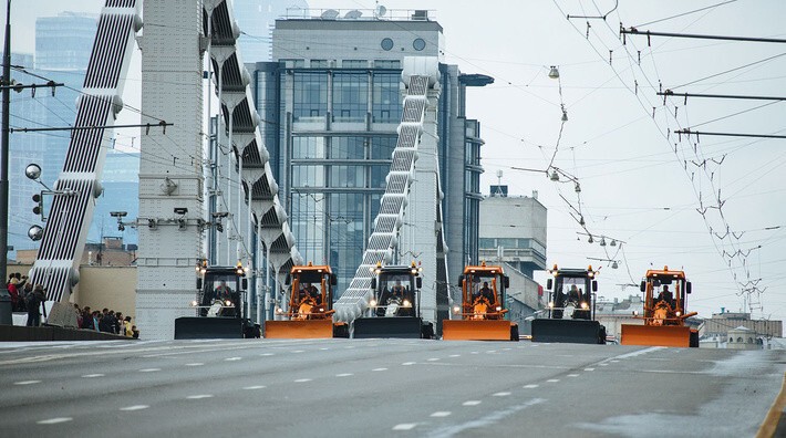 Первый московский парад городской техники