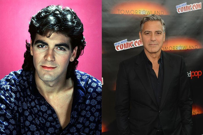 Джордж Клуни в 1985 и наши дни