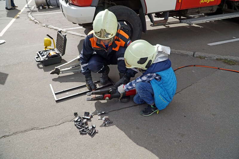 Показательное пожарно-тактическое учение МЧС России в день города