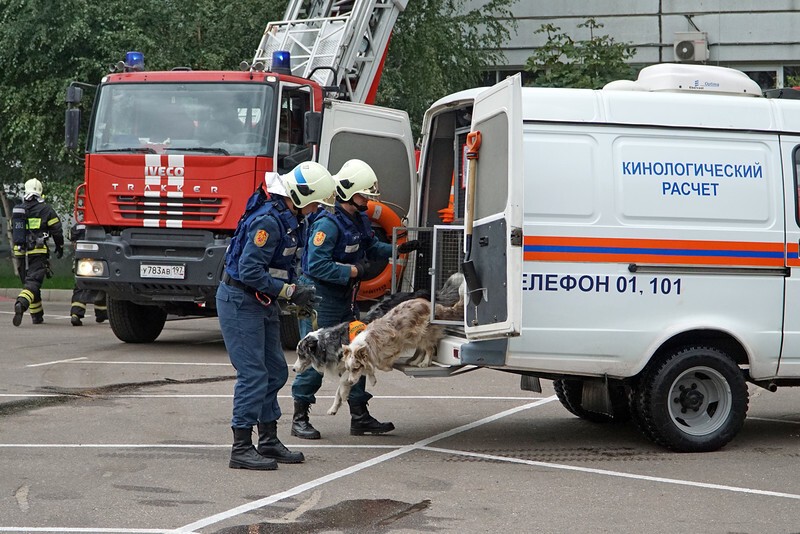 Показательное пожарно-тактическое учение МЧС России в день города