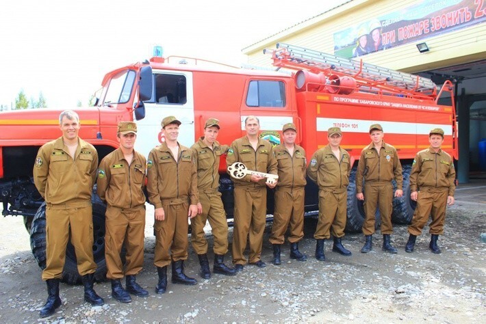 28. В Хабаровском крае открыли пожарную часть