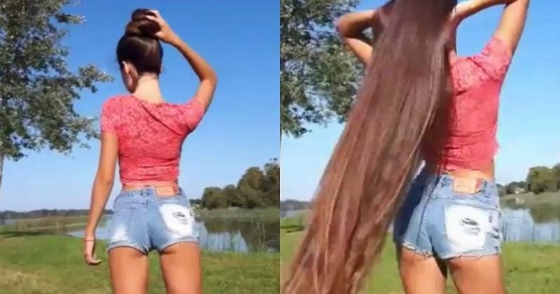Соблазнительный тренд в Instagram*: девушки распускают свои шикарные длинные волосы