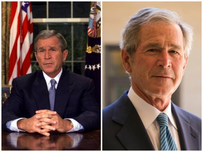 Джордж Буш младший. Бывший президент США. Фото: 2001 - 2009 годы.