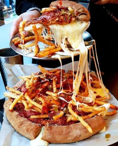 Пицца для тех, кто не сидит на диете 