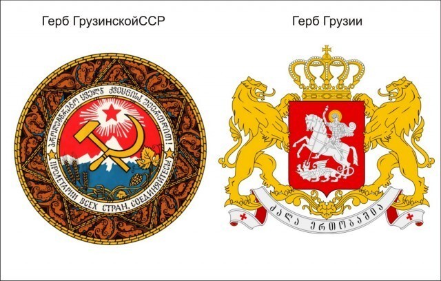 Гербы республик СССР Было и стало