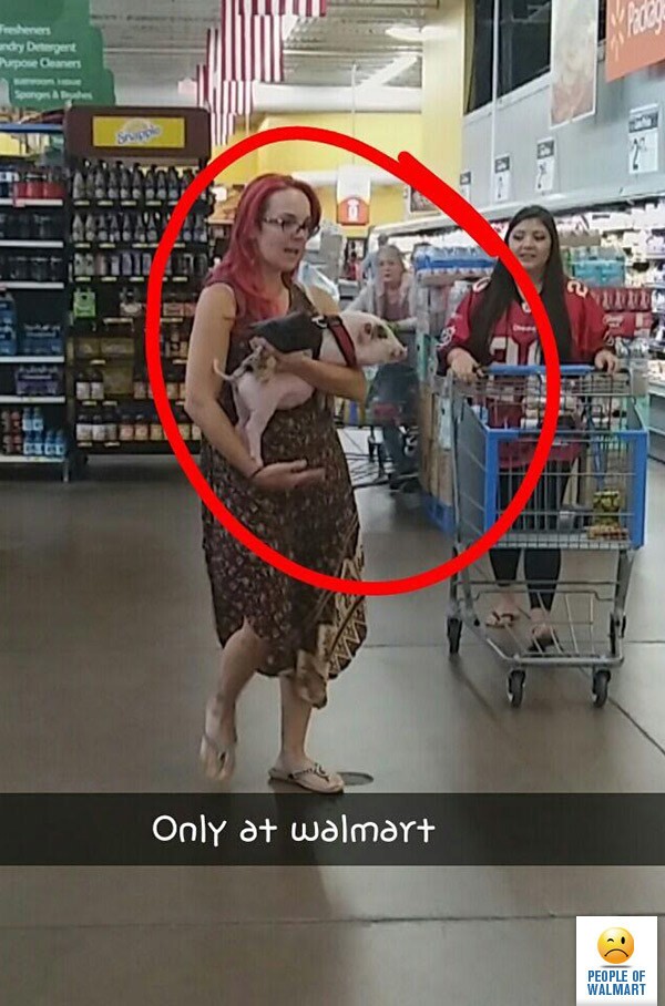 Экстравагантные покупатели Walmart