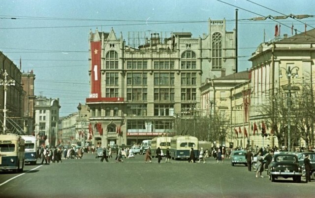 Москва, Театральная площадь, 1961 год: