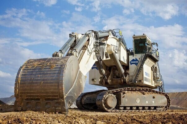 Малыш Liebherr R9800