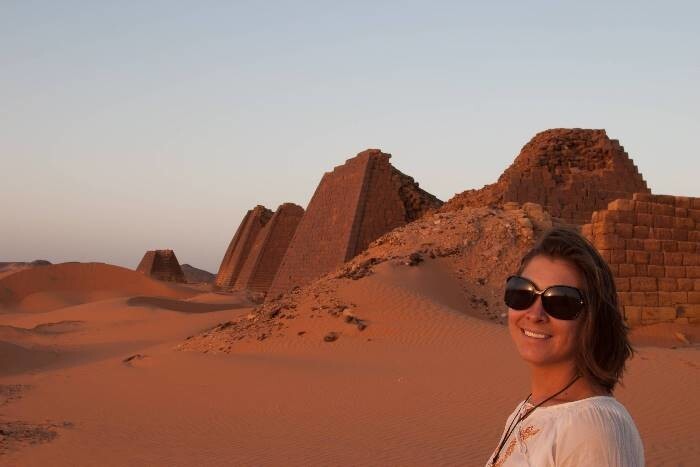 Суданские пирамиды.