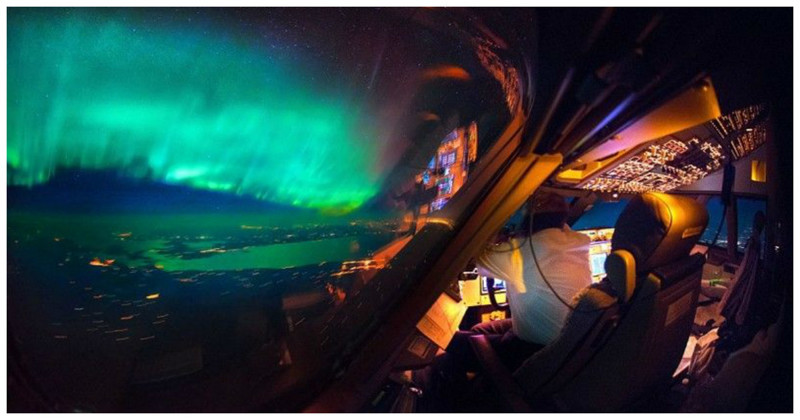 Завораживающие фотографии, снятые из кабины авиалайнера