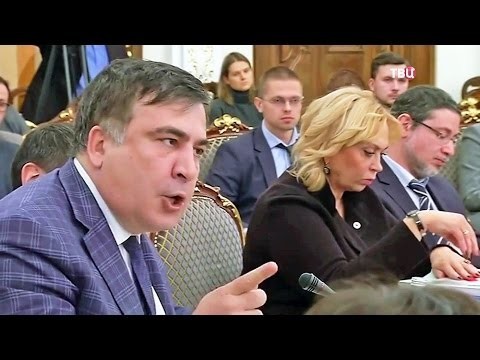 Саакашвили развеселил нечленораздельным бульканьем 