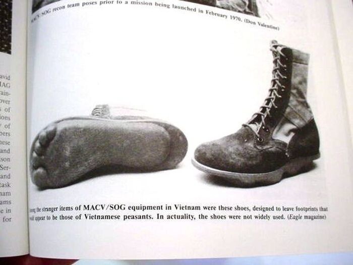 Американские ботинки для джунглей в годы войны во Вьетнаме