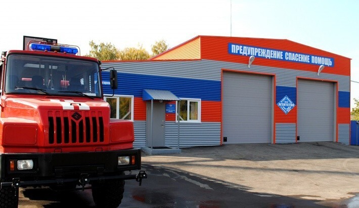 42. В Кемеровской области открыли пожарное депо