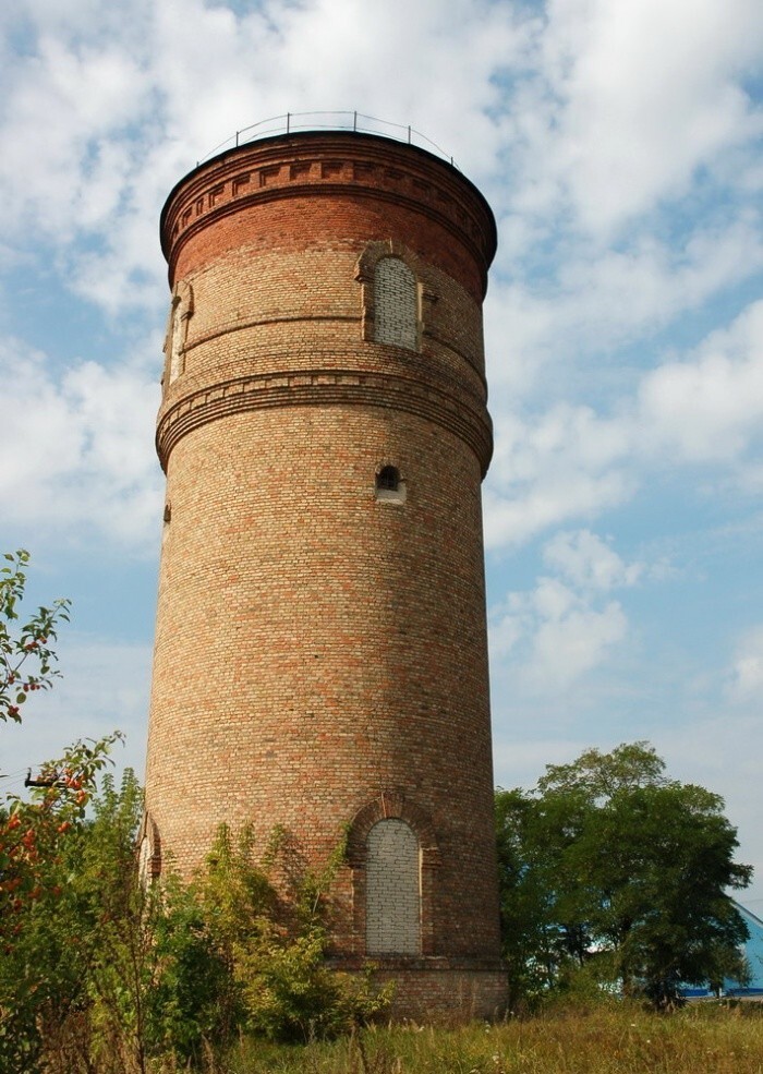  Водонапорная башня, которая стояла возле железнодорожной станции Птичь 