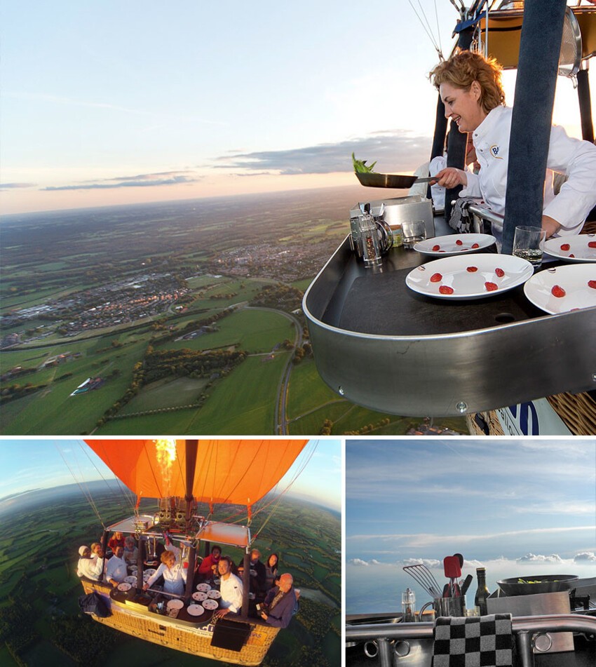 Ресторан на воздушном шаре, Culiair, Нидерланды 
