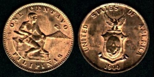 Монеты, выпущенные в ознаменование победы в войне, Филиппины, 1944 год