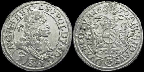 Серебряный талер Леопольда I, Священная Римская империя