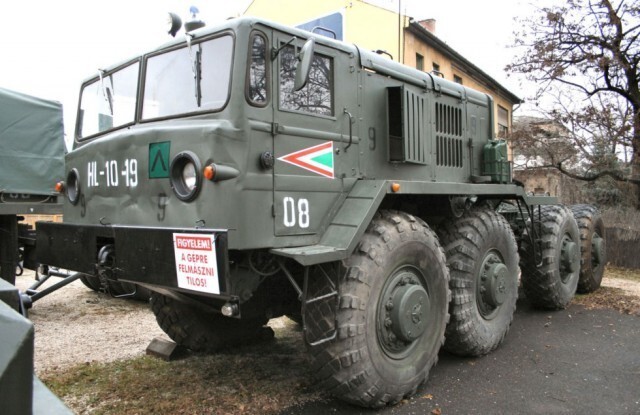 Тягач МАЗ-537 третьего поколения в вооруженных силах Венгрии