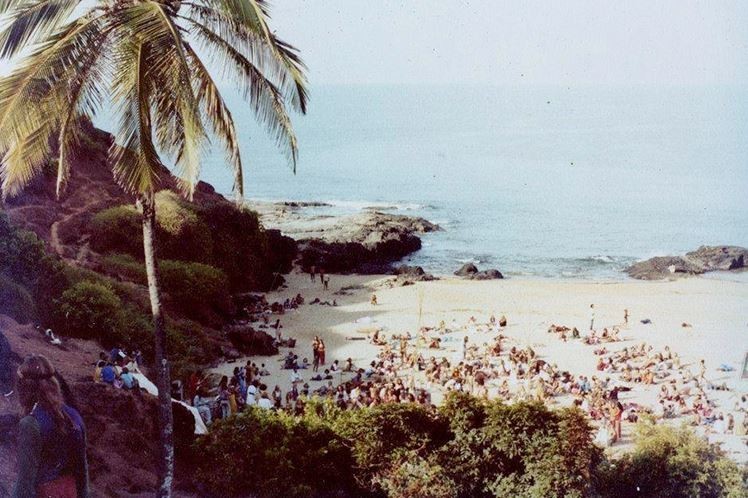 Full Moon Party на пляже в Анджуне, 1976.