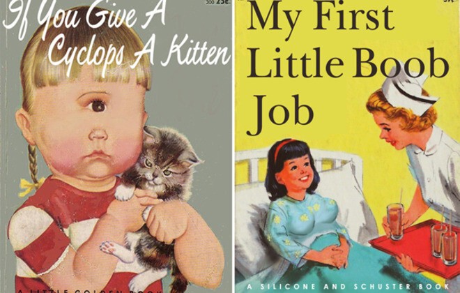 Плохие маленькие дети - веселые пародии на детские книги