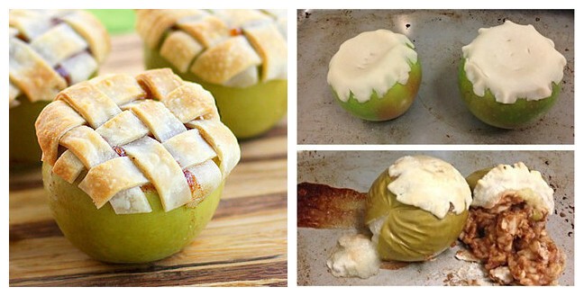 4. Предполагалось, что это будут маленькие пироги, запеченные в яблоках, а не яблоки, которые тошнит