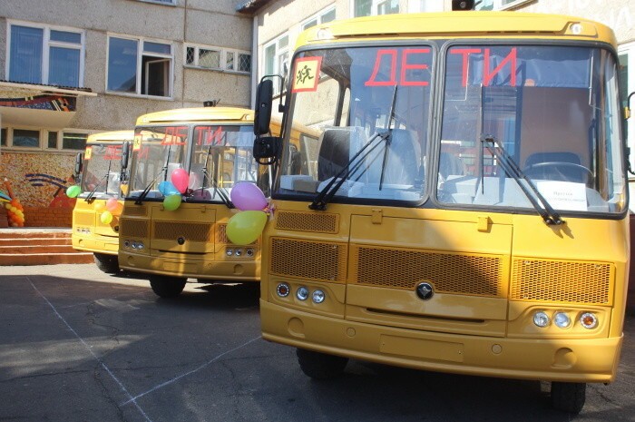 29. Муниципалитеты Иркутской области получили 7 новых школьных автобусов