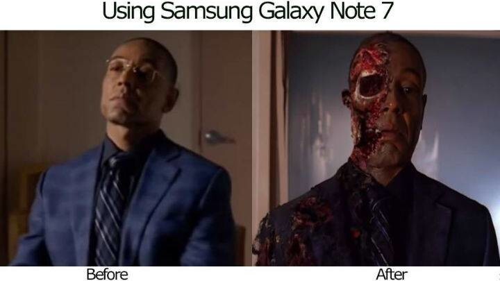 20 смешных картинок о самой взрывоопасной новинке года: Galaxy Note 7