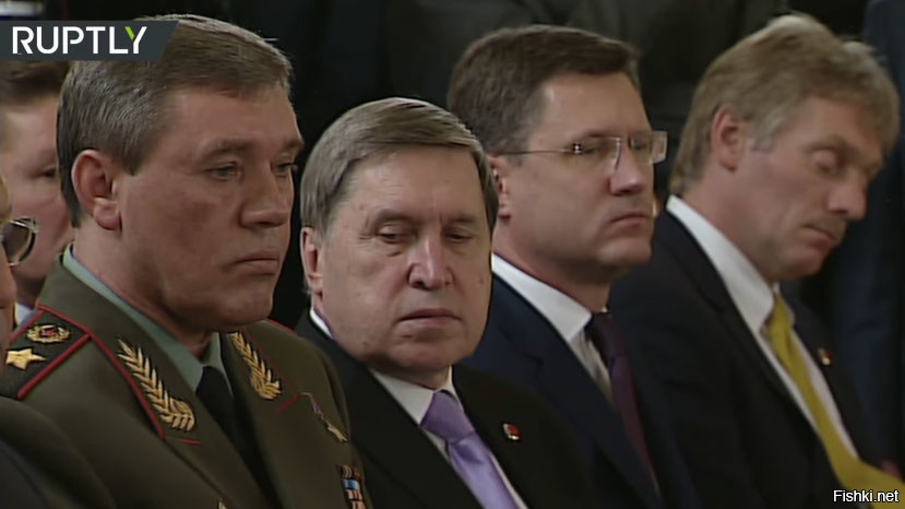 Песков заснул на пресс-конференции Путина и Эрдогана