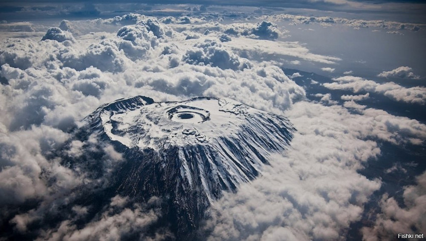 Макушка горы Килиманджаро