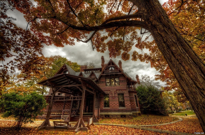 Дом Марка Твена в Хартфорде штат Коннектикут
