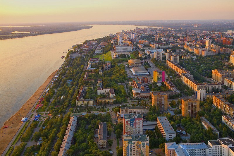 Самара - город в Среднем Поволжье России