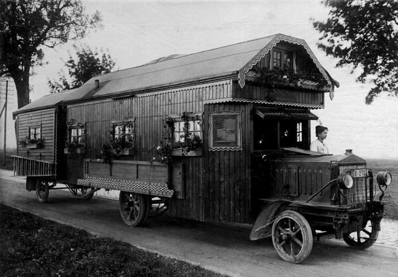 Немецкий дом на колесах 1922 год.