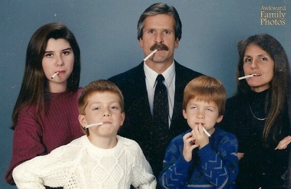 Еще 20 очень и очень странных семейных фото