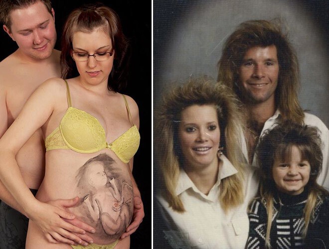 Еще 20 очень и очень странных семейных фото