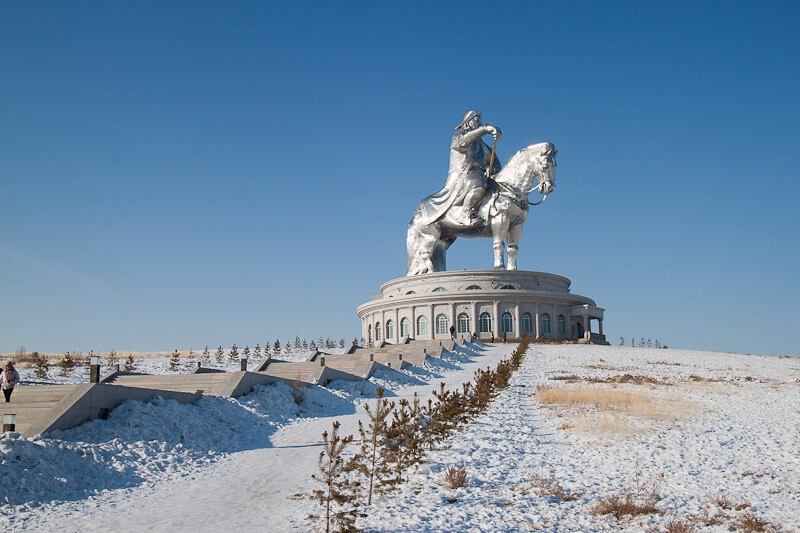 1 место. Монголия. Улан-Батор. Температура самого холодного месяца: -21,6 