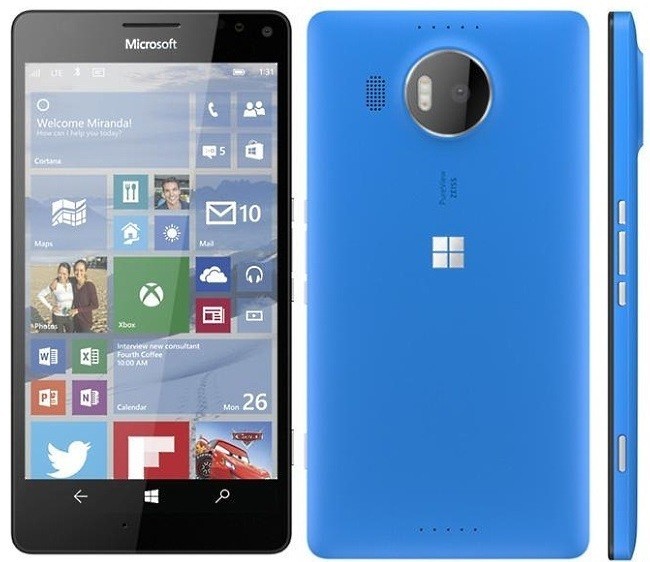 10 место.  Microsoft Lumia 950 XL Dual SIM