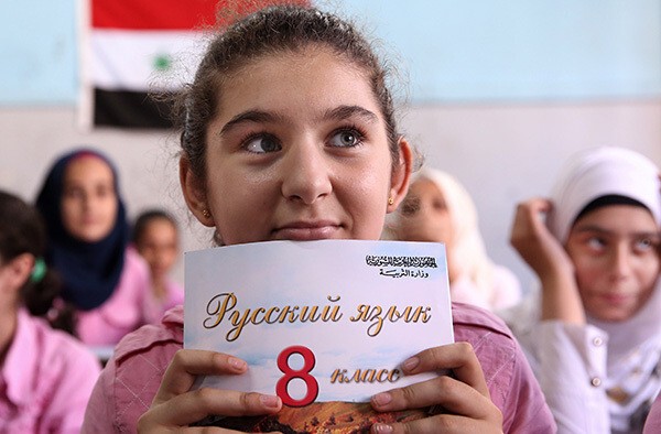 А тем временем в сирийских школах Русский язык стал обязательным к изучению…