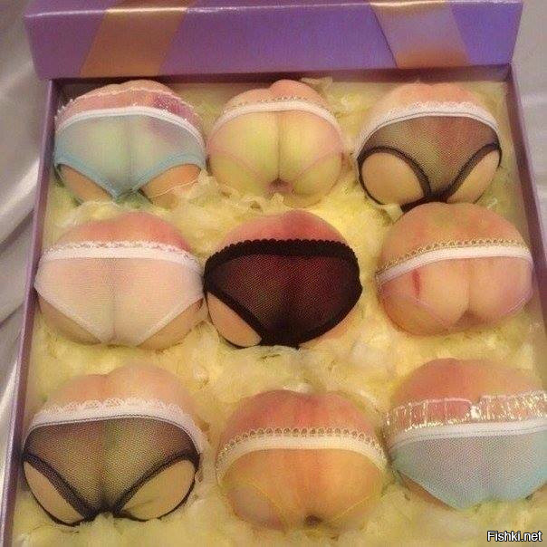 Японская упаковка персиков