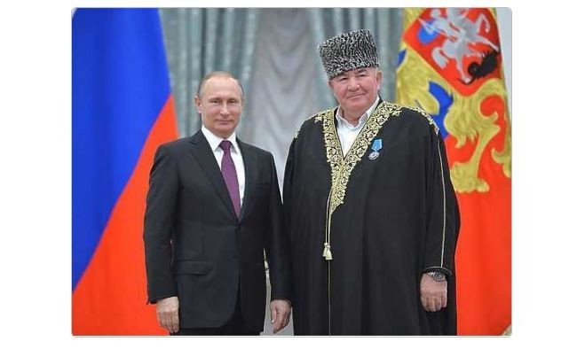 Исмаил Бердиев с Владимиром Путиным