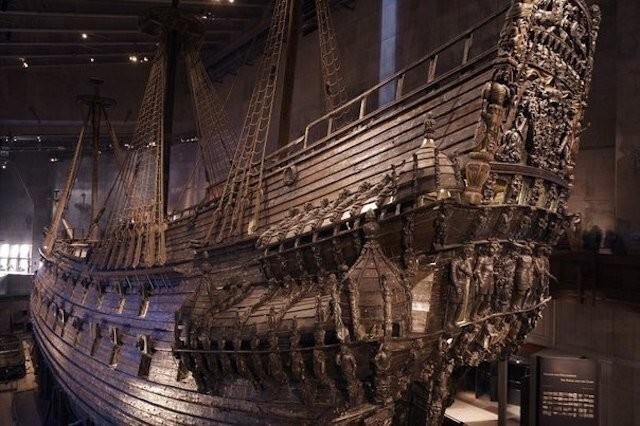 Vasa — единственный в мире сохранившийся корабль постройки XVII века.