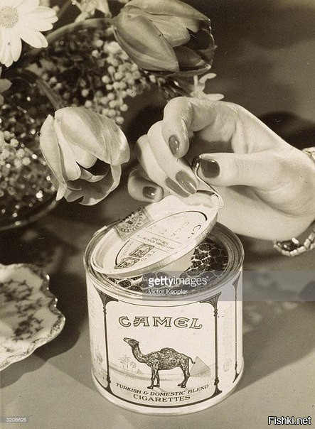 Оригинальный дизайн пачки сигарет, 1930-е