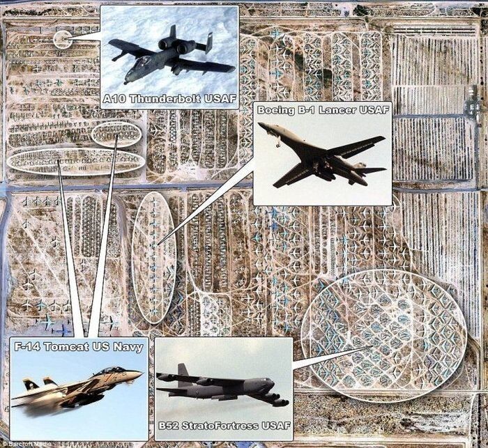 Призраки с «кладбища самолетов» США «309-й группы технического обслуживания и восстановления аэрокос