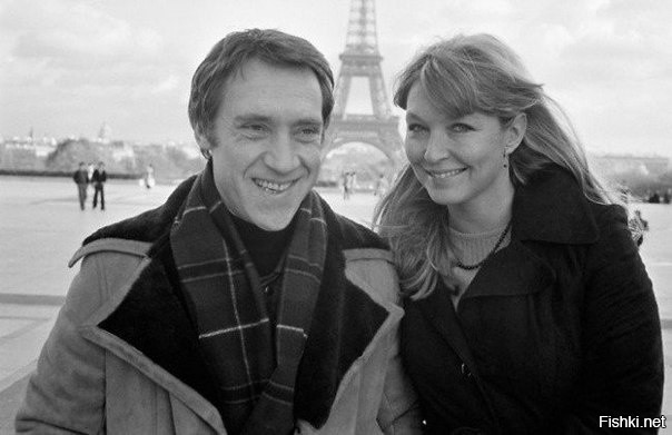 Владимир Высоцкий и Марина Влади в Париже, 1977 г